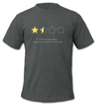 Ratings One and a Half t-shirt - design preview