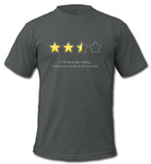 Ratings Two and a Half t-shirt - design preview