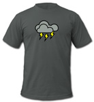 Weather Stormy t-shirt - design preview