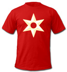 Heraldry Gules a Star Pierced Argent t-shirt - design preview